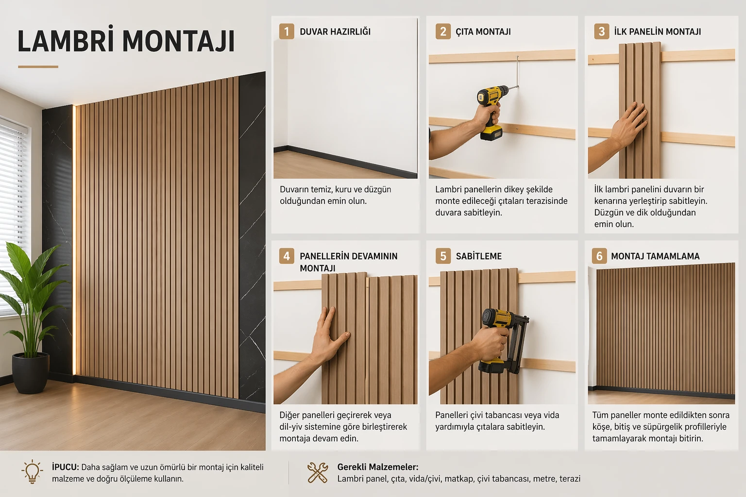 Yozgat Lambri Montajı Seçerken Nelere Dikkat Edilmeli?