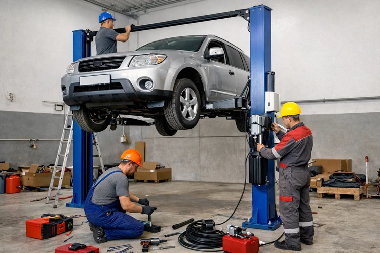 Araç >Asansörü Montajı